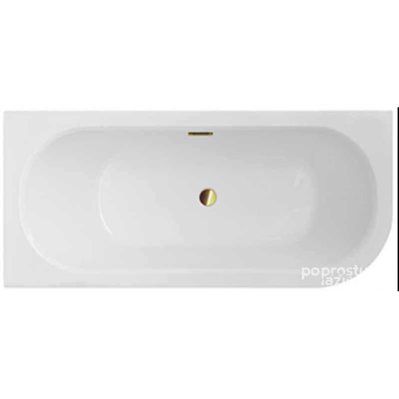 Wanna asymetryczna 160x75 L Avita Slim+ Besco (WAV-160-LPZ)