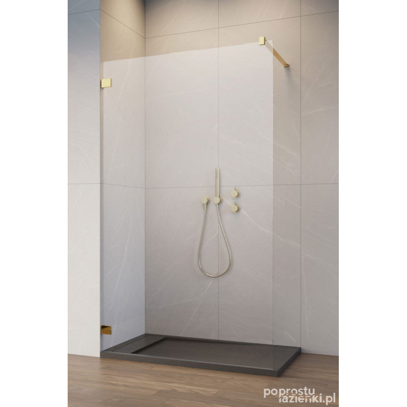 Ścianka prysznicowa 60 Essenza Pro 8 Walk-in Gold Radaway (1012060-09-01)