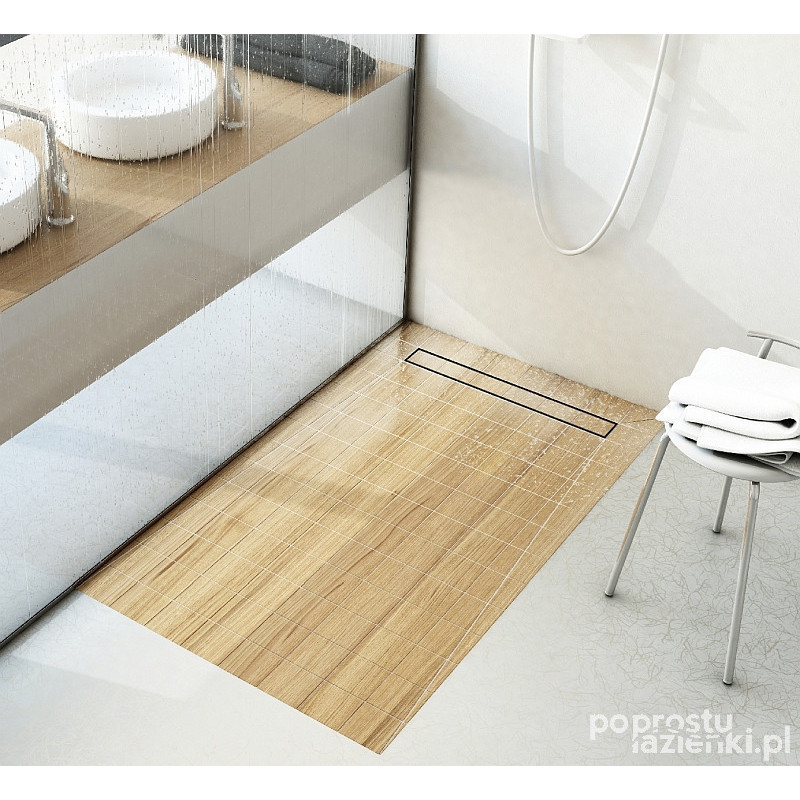 Odpływ liniowy Schedpol Base-Low Plate Black 90cm (OLP90/CST-LOW)