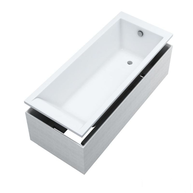 Wanna prostokątna 170x70 Ferra set nośnik Schedpol (3.533/NO-9.114)