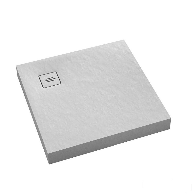 Brodzik kwadratowy 100x100 NonLimits White Stone Schedpol (3ST.N1K-100100/B/ST-M1/B/ST)