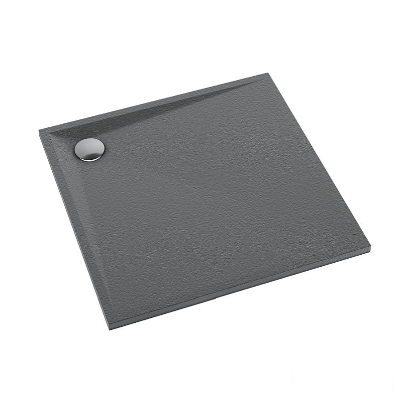 Brodzik kwadratowy 90x90 Libra Anthracite Stone Schedpol (3SP.L1K-9090/A/ST)