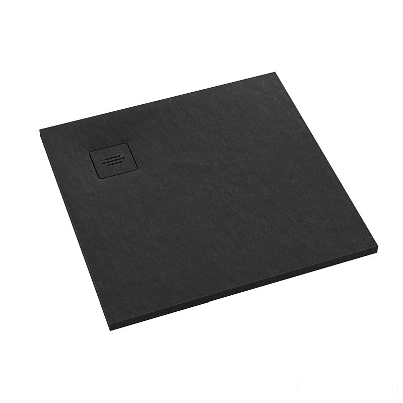 Brodzik kwadratowy 90x90 Protos Black Stone Schedpol (3SP.P1K-9090/C/ST-M1/C/ST)
