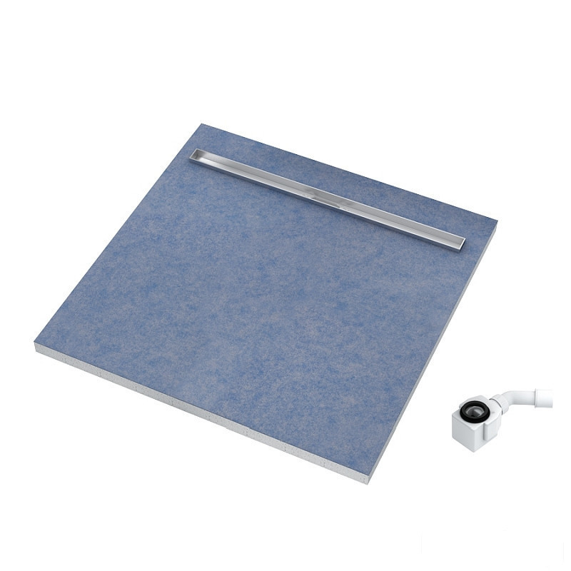 Brodzik podpłytkowy Schedpol Slight Line (S1) Steel 80cm (10ST.1S2-8080)