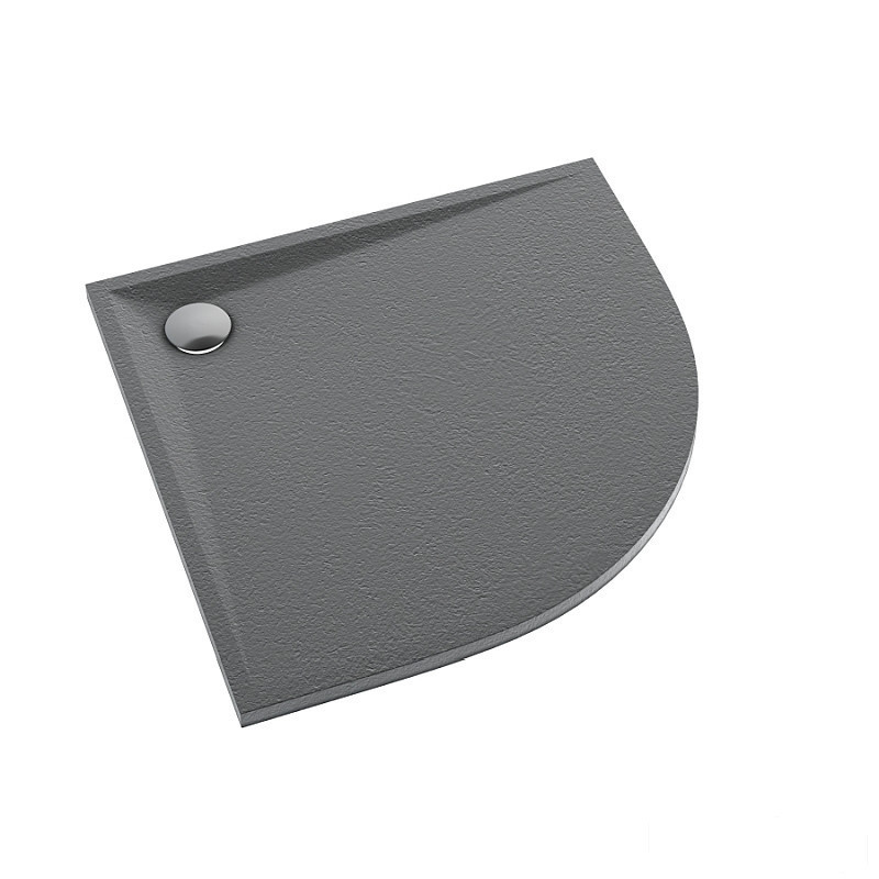 Brodzik półokrągły 90x90 Libra Anthracite Stone Schedpol (3SP.L1O-9090/A/ST)