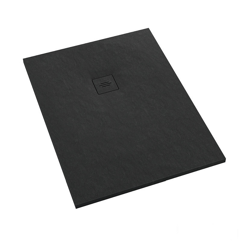 Brodzik prostokątny 80x90 Protos Black Stone Schedpol (3SP.P1P-8090/C/ST-M1/C/ST)
