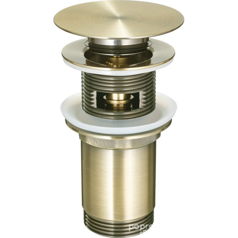 Click-Clack Korek do umywalki lub bidetu z tuleją - uniwersalny Deante (NHC M10U)