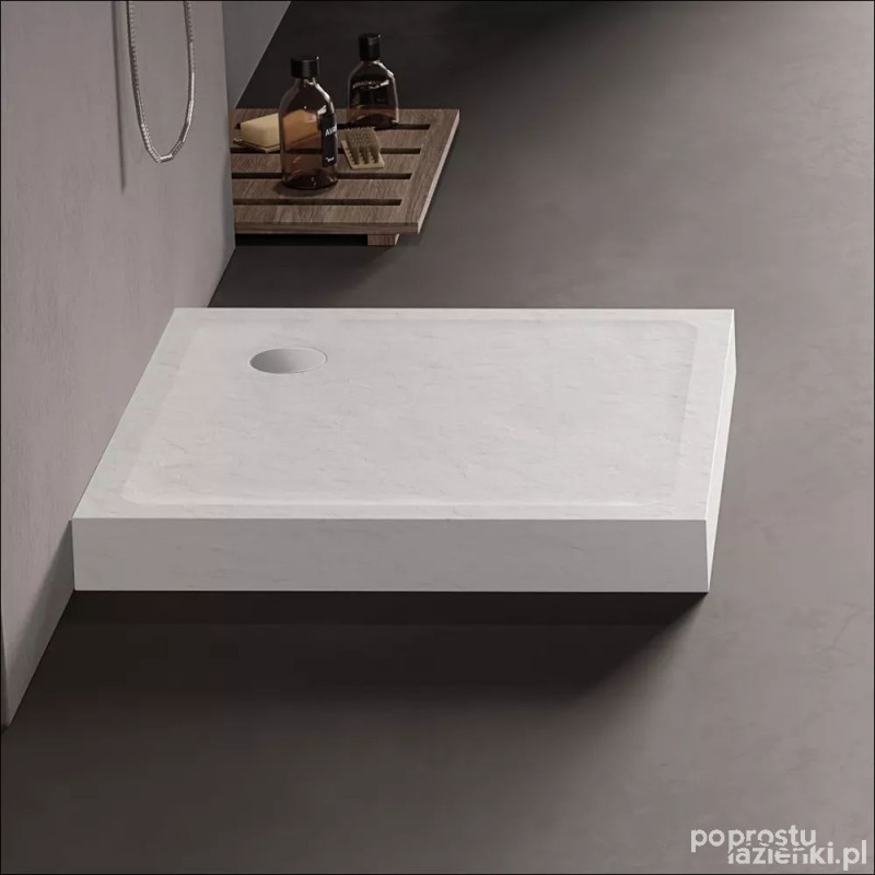Brodzik kwadratowy100x100 Mild Stone New Trendy (B-0522)