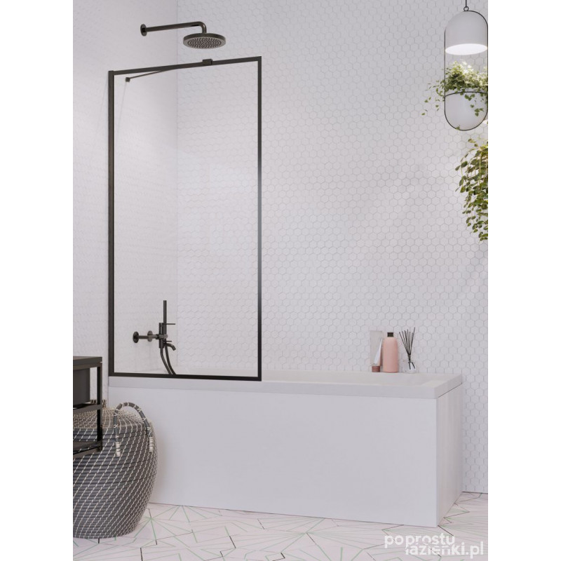Parawan nawannowy 50 Idea Black PNJ II Frame Radaway (10001050-54-56)