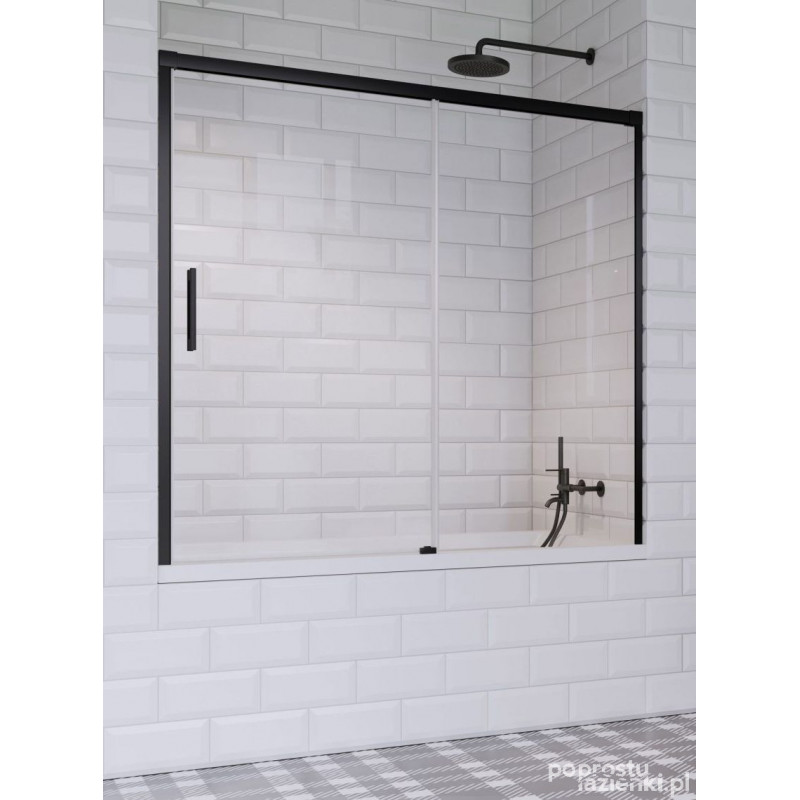 Zabudowa nawannowa 140 Prawa Idea Black PN DWJ Radaway (10003140-54-01R)