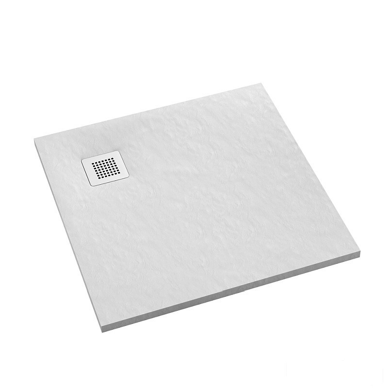 Brodzik kwadratowy 90x90 Kalait White Stone Schedpol (3.3101/B/ST-M2)