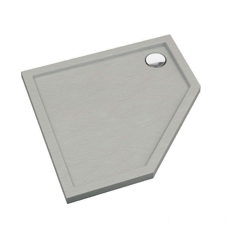 Brodzik pięciokątny 80x80 Caspar New Cement Stone Schedpol (3.2397/CT/ST)