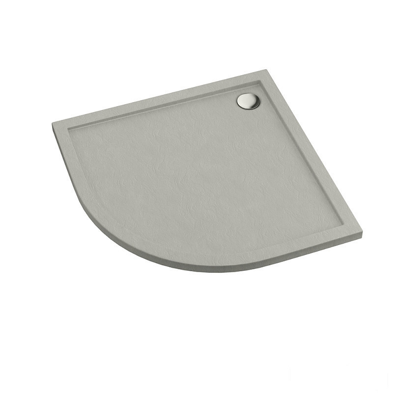 Brodzik półokrągły 80x80 Caspar New Cement Stone Schedpol (3.2333/CT/ST)