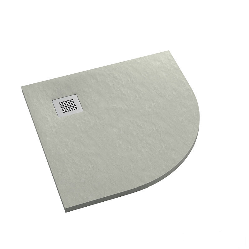 Brodzik półokrągły 90x90 Kalait Cement Stone Schedpol (3.3104/CT/ST-M2)
