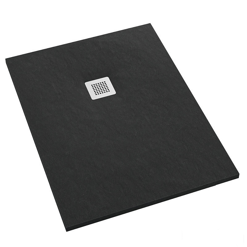 Brodzik prostokątny 80x100 Kalait Black Stone Schedpol (3.3106/C/ST-M2)