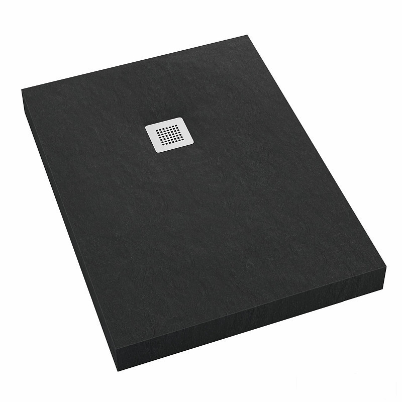 Brodzik prostokątny 80x90 New Horizons Black Stone Schedpol (3.3355/C/ST-M2)