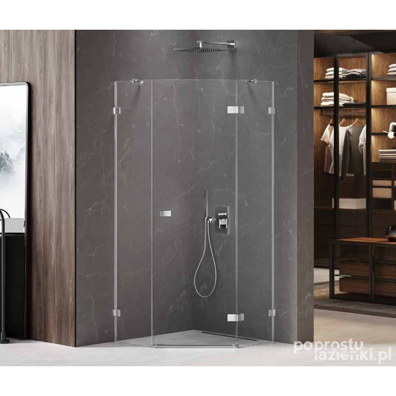 Kabina pięciokątna 80x80 Avexa New Trendy (EXK-3885)