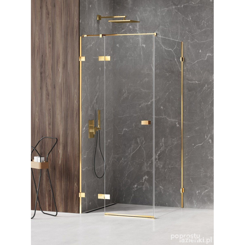 Kabina prostokątna 110x100 Avexa Gold Shine New Trendy (EXK-1851)