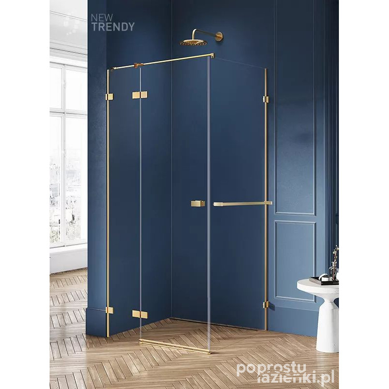 Kabina prysznicowa 80x70 Avexa Gold Brushed New Trendy (EXK-3010)