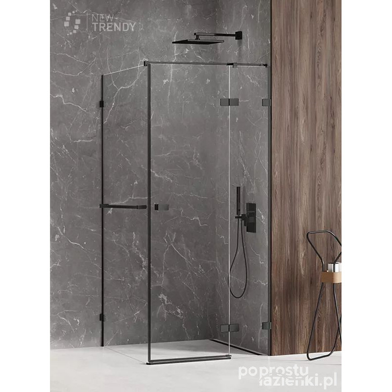 Kabina prysznicowa 80x80 Avexa Black New Trendy (EXK-2566)