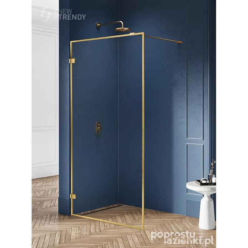 Kabina walk-in 110 Avexa Gold Brushed New Trendy (EXK-3136)
