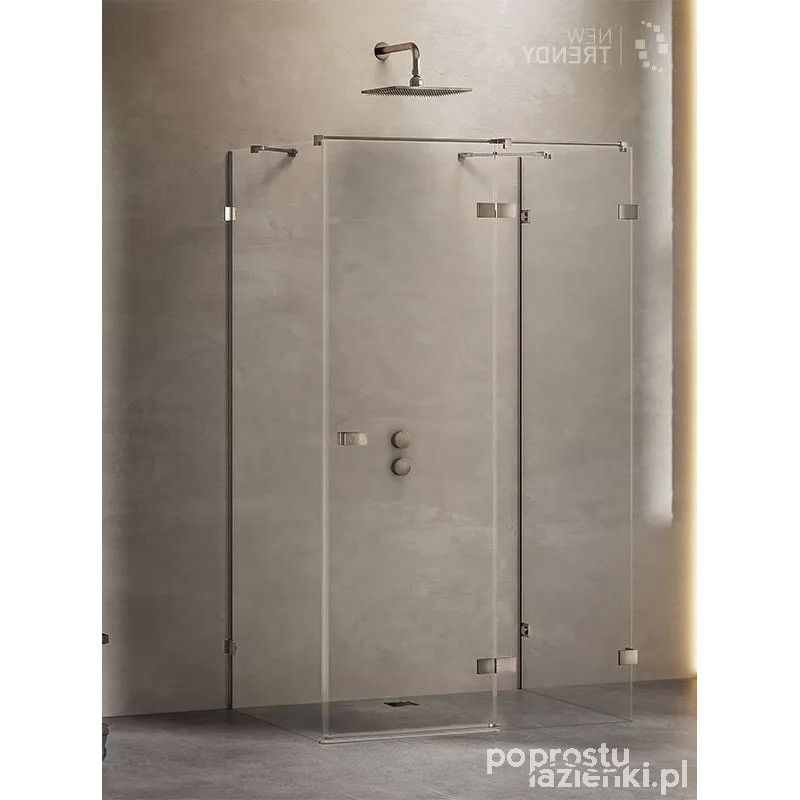 Kabina przyścienna 120x110 Avexa Gunmetal Brushed New Trendy (EXK-3461)