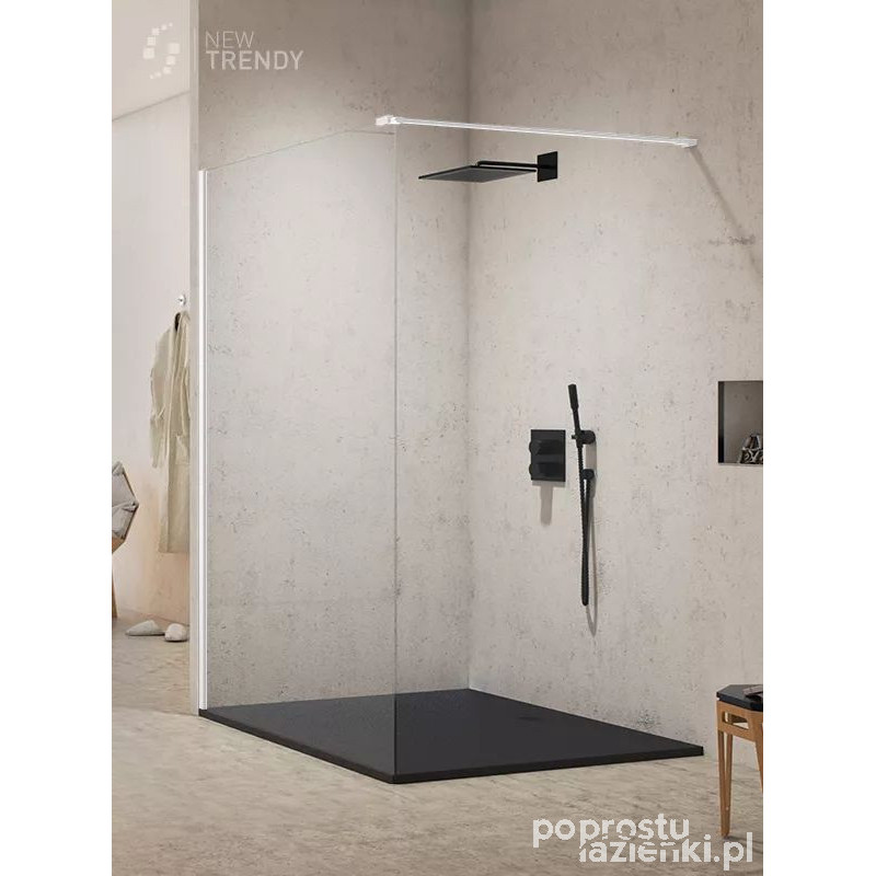 Kabina walk-in 120 New Modus White New Trendy (EXK-2206)