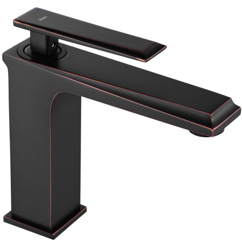 Bateria umywalkowa niska Romano Old Black Rea (REA-B9900)