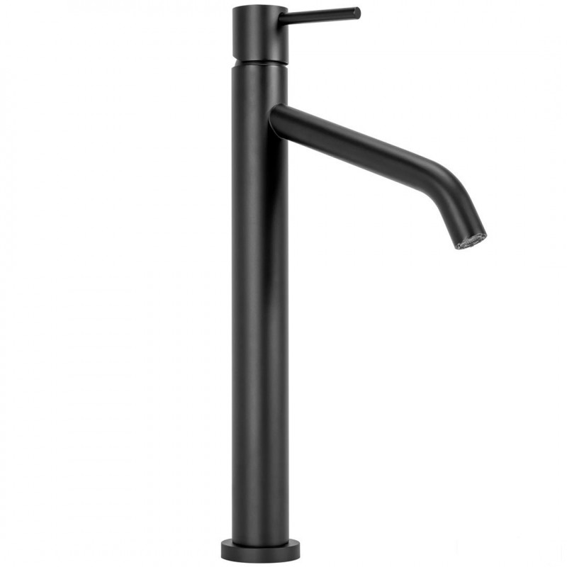 Bateria umywalkowa wysoka Level Black Rea (REA-B2047)