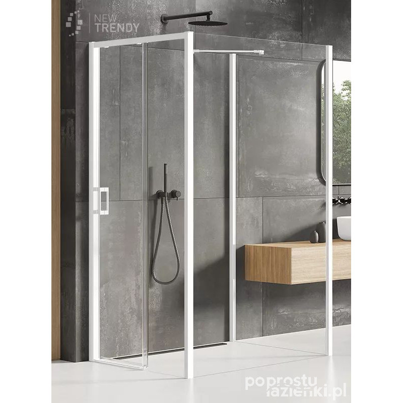 Kabina przyścienna 110x110 Prime White New Trendy (K-1632)