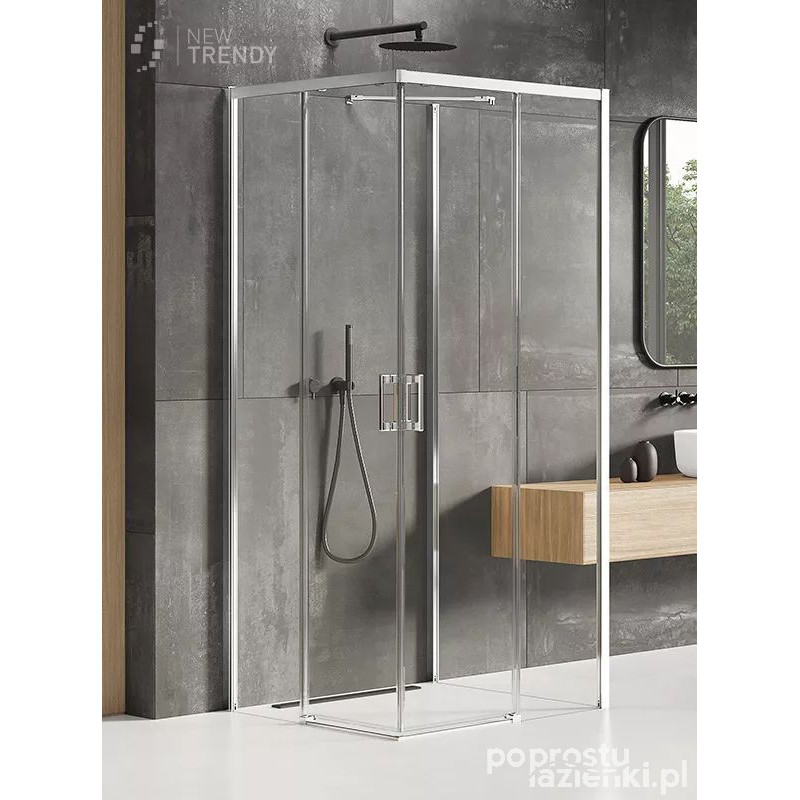 Kabina przyścienna 70x80 Prime New Trendy (K-1516)
