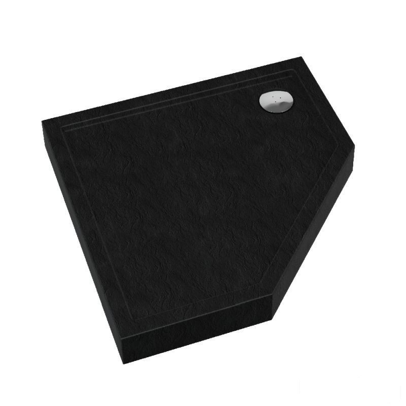 Brodzik pięciokątny 80x80 Cameron Black Schedpol (3ST.C1PK-8080/C/ST)
