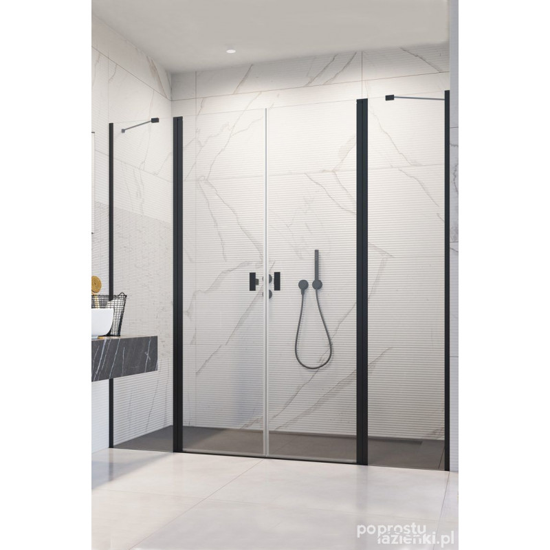 Drzwi prysznicowe 150 Nes DWD II Black Radaway (10037073-54-01 + 10041077-54-01 )