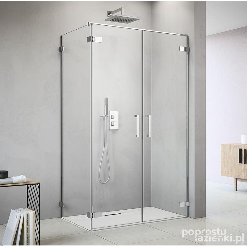 Kabina prysznicowa 120x75 Arta DWD+S Radaway (386184-03-01R + 386059-03-01L + 386108-03-01)