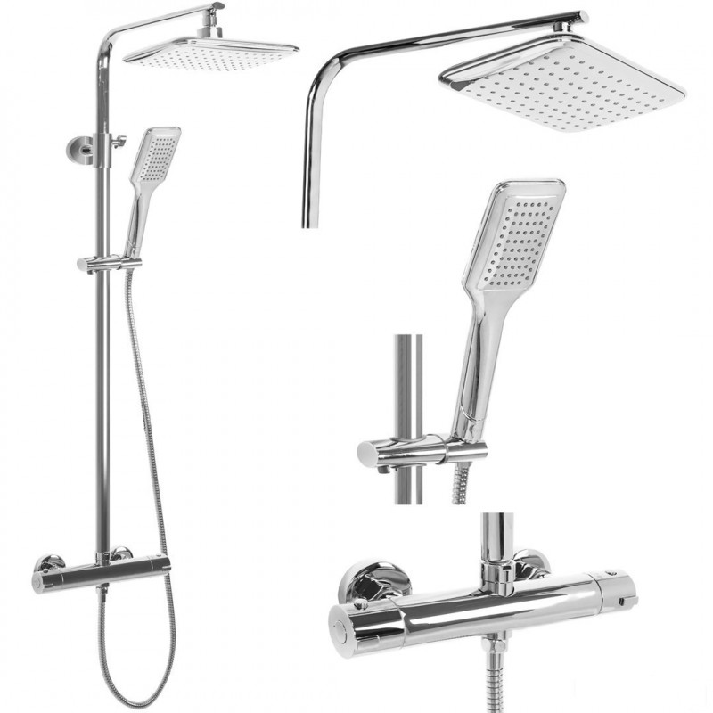Zestaw natryskowy Tom Chrome Rea (REA-P7100)