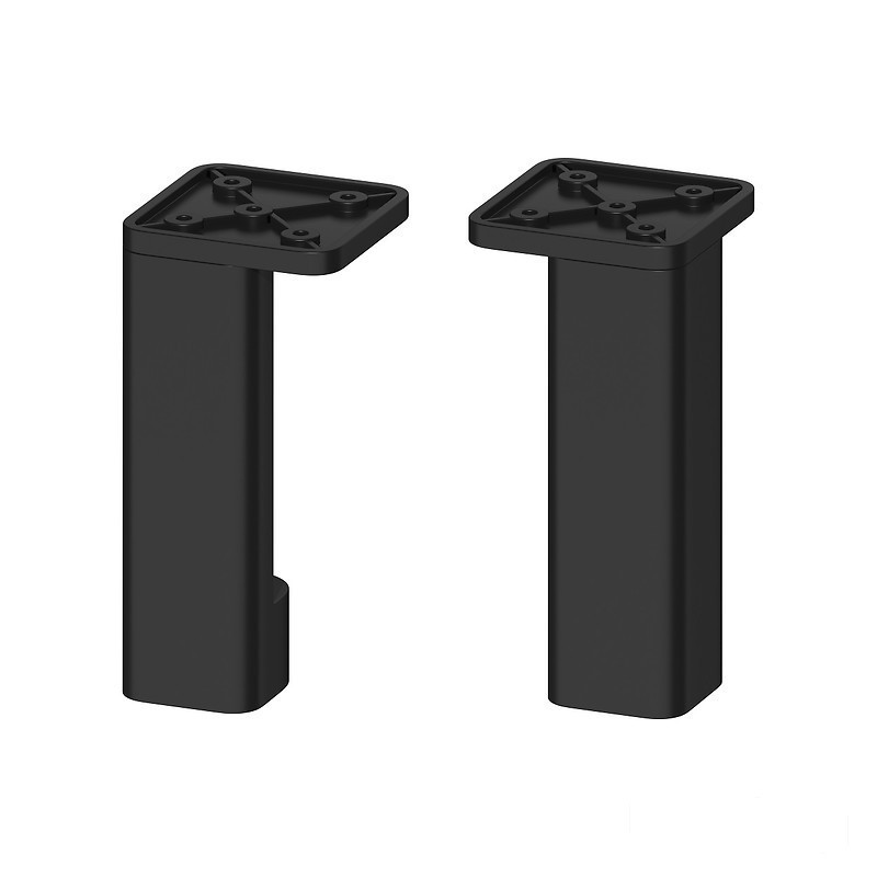 Nogi meblowe 2 szt. czarny mat CITY BY Cersanit (S599-0163)