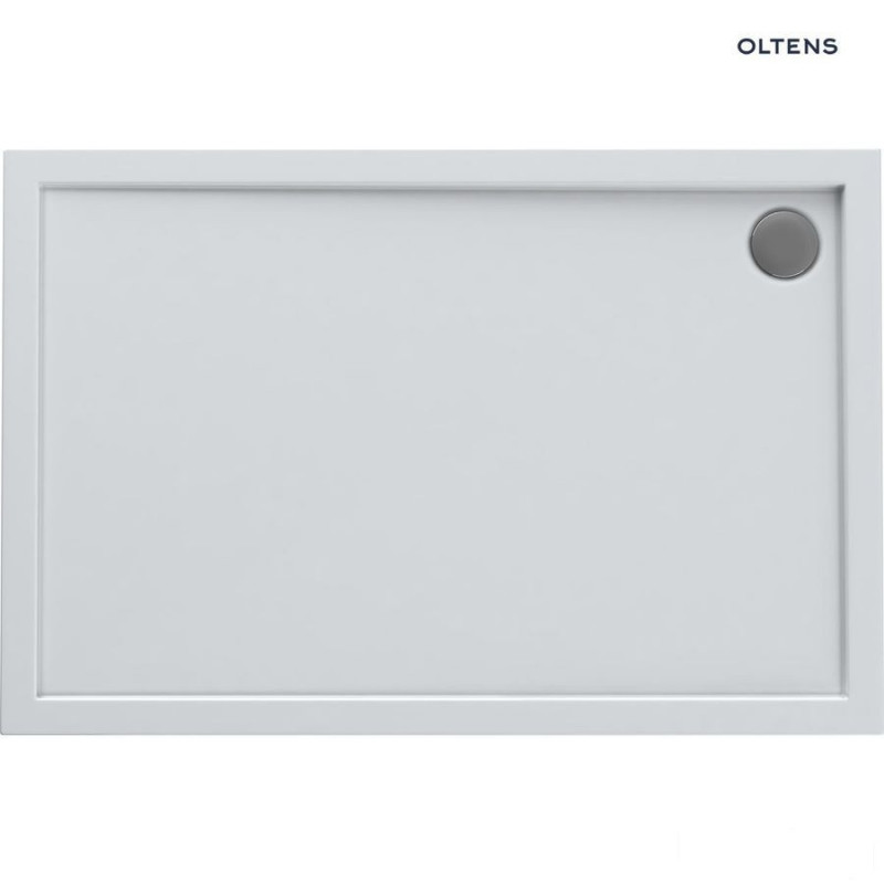 Brodzik akrylowy 140x90 cm prostokątny biały Superior Oltens (15007000)