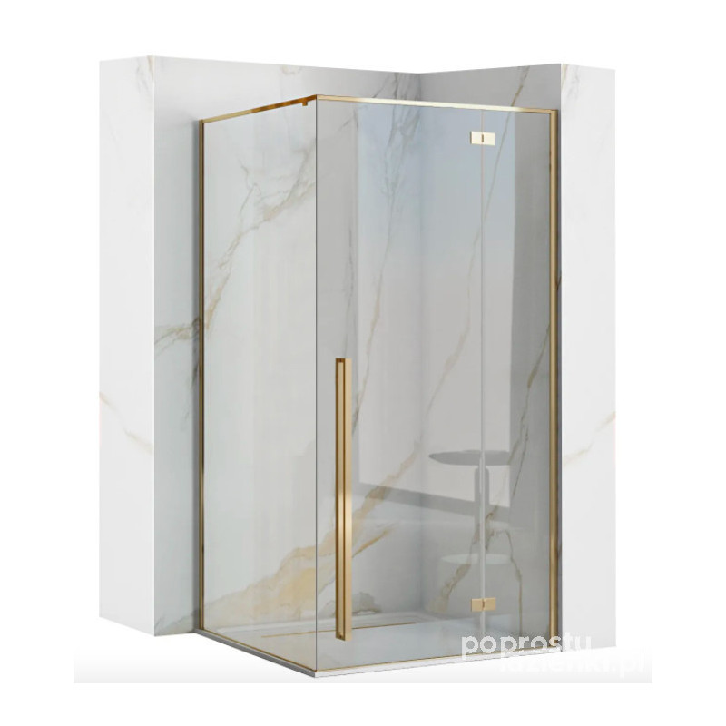 Kabina prysznicowa 90x120 Fargo Gold Rea (REA-K6614)
