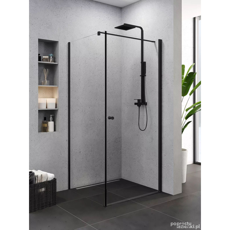 Kabina prysznicowa 80x90 Superia Black New Trendy (K-0800)