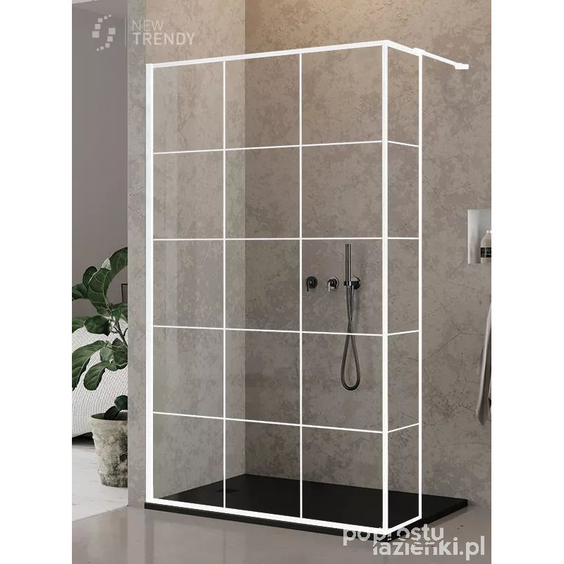 Kabina Walk-in 100x30x200 New Modus White New Trendy (EXK-2241/EXK-2246)