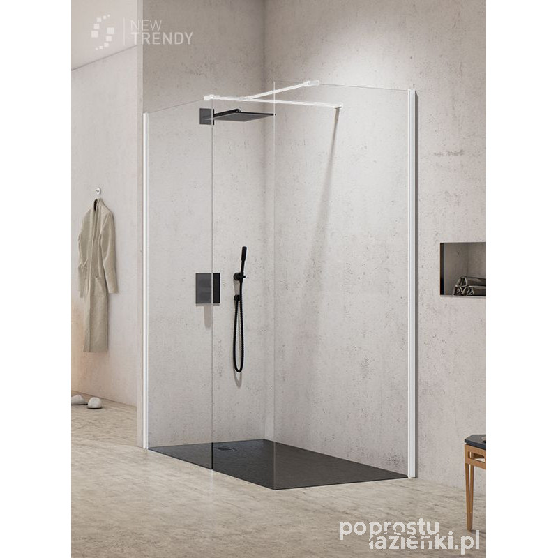 Kabina walk-in 150x80 New Modus White New Trendy (EXK-2289 )