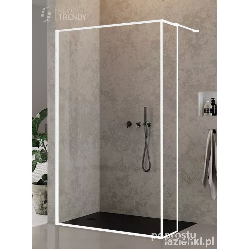 Kabina Walk-in 90x30x200 New Modus White New Trendy (EXK-2248/EXK-2254)