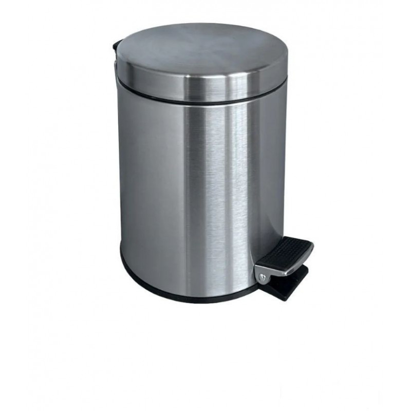 Kosz na śmieci pedałowy STANDARD 3L soft close / stal satyna Stella (20.003-SB)