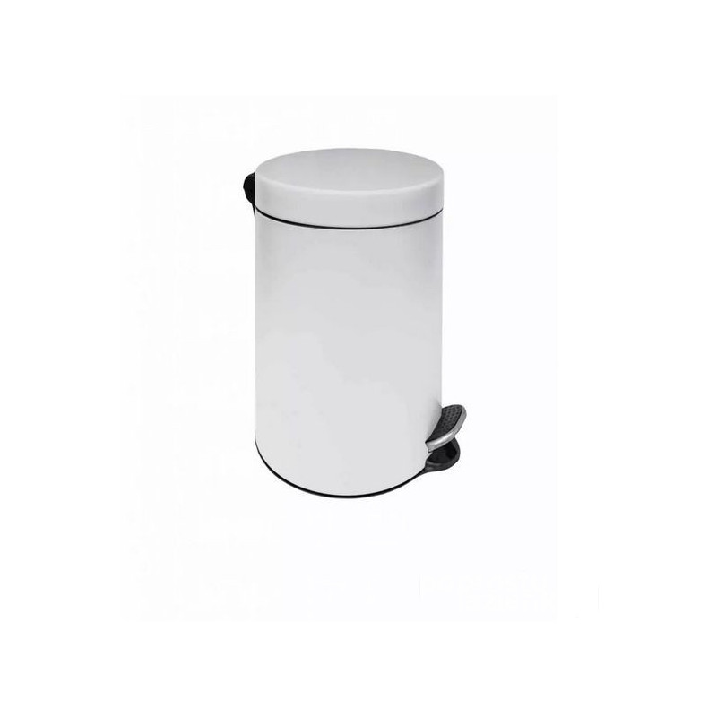Kosz na śmieci pedałowy STANDARD 5L soft close / biały połysk  Stella (20.005-WP)
