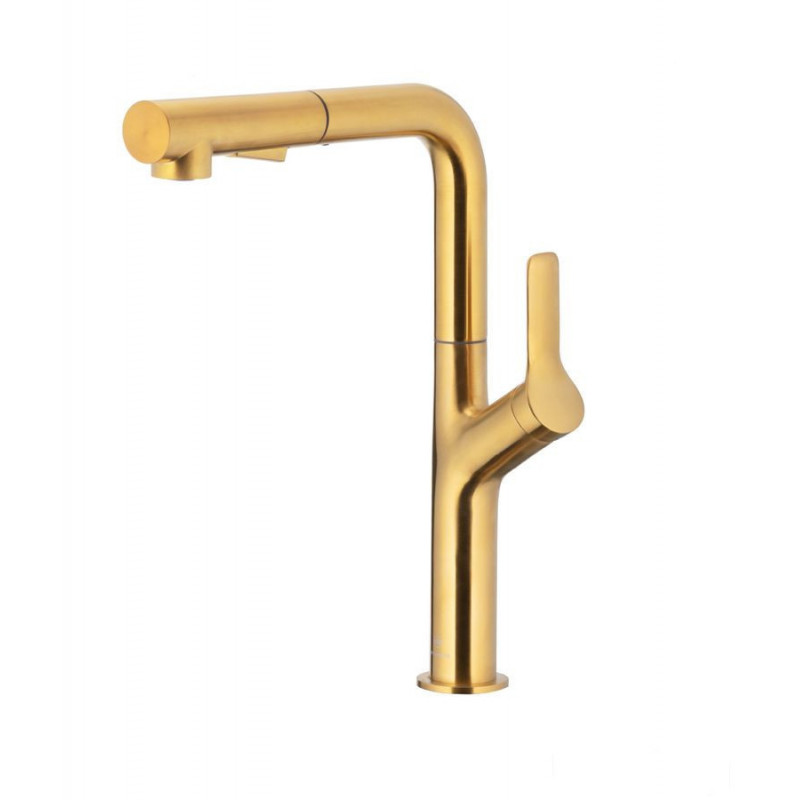 Bateria kuchenna z wyciąganą wylewką Duero Design Gold KFA Armatura (6623-220-31)
