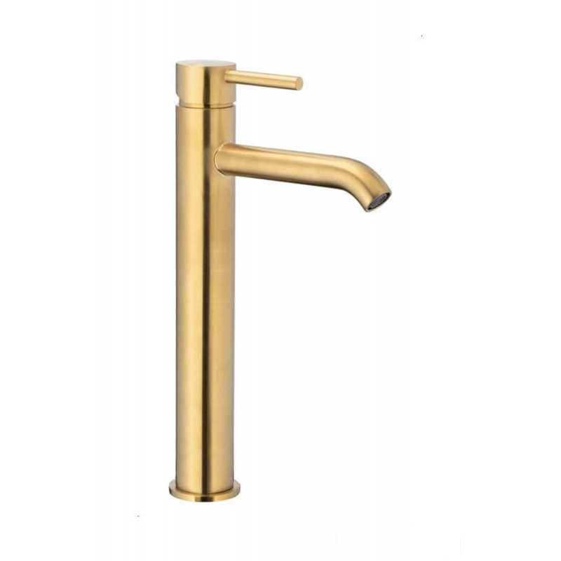 Bateria umywalkowa nablatowa Moza Brushed Gold KFA Armatura (5032-612-31)