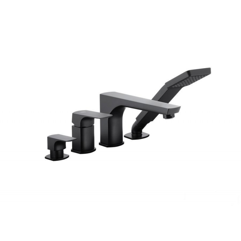Bateria wannowa 4-otworowa Mokait Black KFA Armatura (5535-210-81)