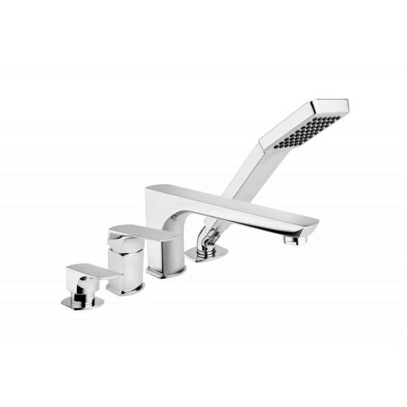 Bateria wannowa 4-otworowa Mokait Chrom KFA Armatura (5535-210-00)