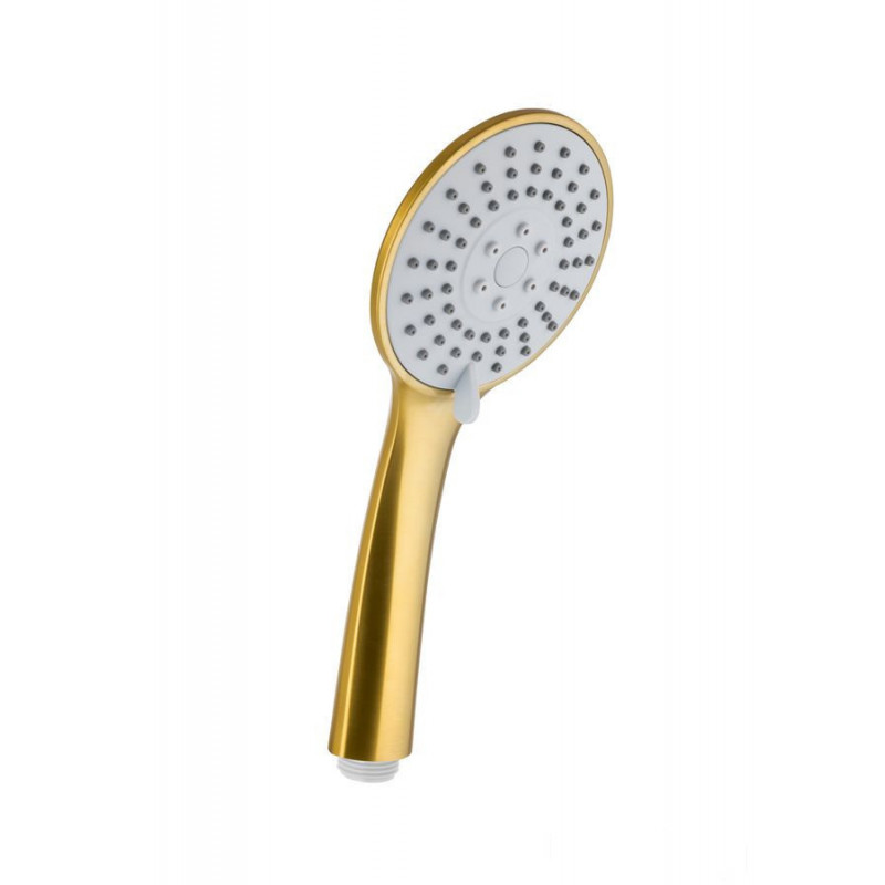 Rączka natryskowa Moza Brushed Gold KFA Armatura (842-065-31)