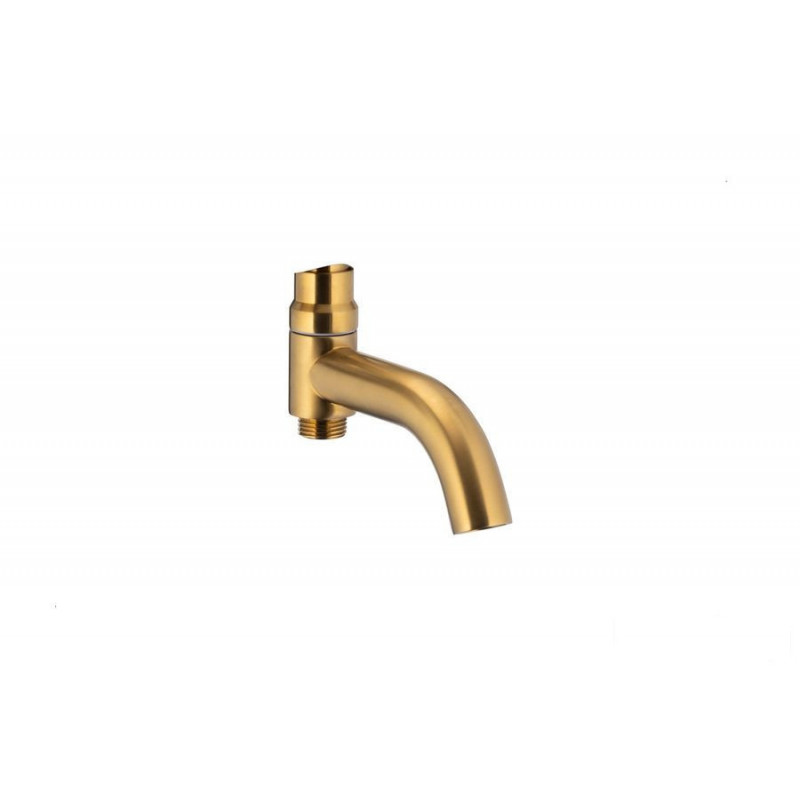 Wylot wannowy do kompletacji z deszczownią Moza Brushed Gold KFA Armatura (835-670-31)
